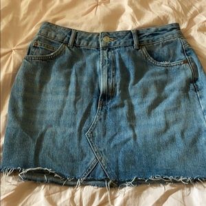 Mini Jean Skirt